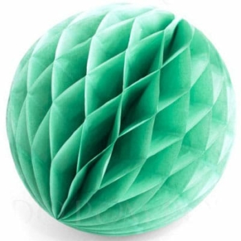 Honeycomb Tissue Ball — Green