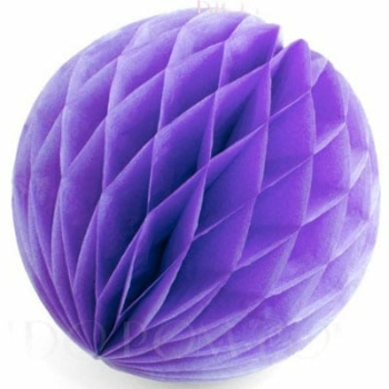 Honeycomb Tissue Ball — Light Lavender
