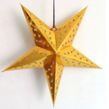 3d Paper Star Lantern 30cm, 60cm, 90cm — Gold