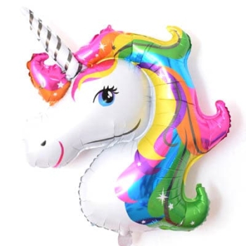 Unicorn Party Shape Balloon 117cm — Rainbow