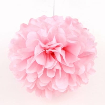 Tissue Paper Pom Poms Flower Ball (3 Sizes) — Baby Pink