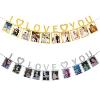 Party Photo Banner — I Love you