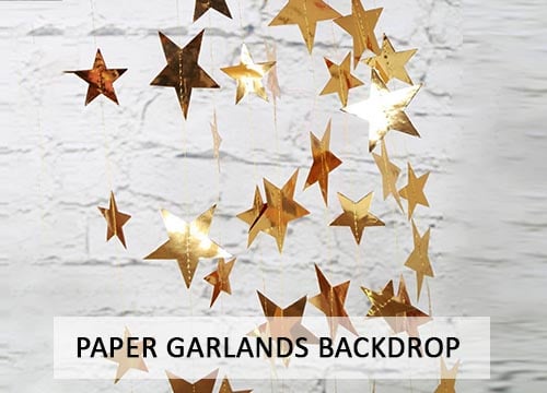 PAPER GARLANDS PARTY BACKDROP