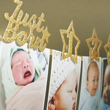 Party Photo Banner — 12months Photo Banner (Stars)