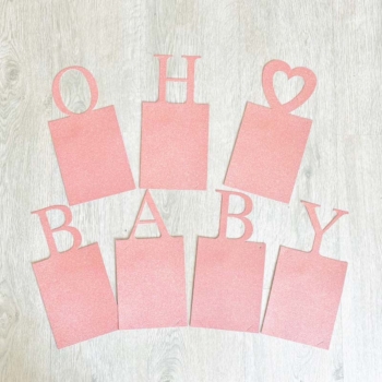 Baby Shower Party Photo Banner — Oh Baby Photo Banner
