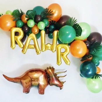 DIY Balloon Garlands — Dinosaur Rawr