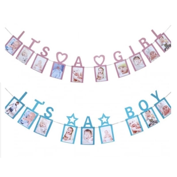 Baby Shower Party Photo Banner — It’s a Girl/boy Photo Banner