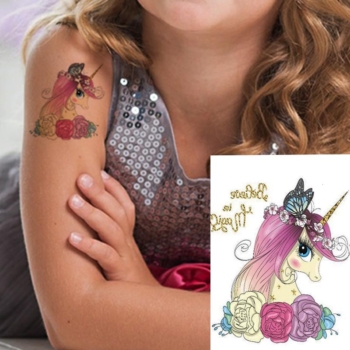 Kids Temporary Tattoo – Unicorn Bcd016