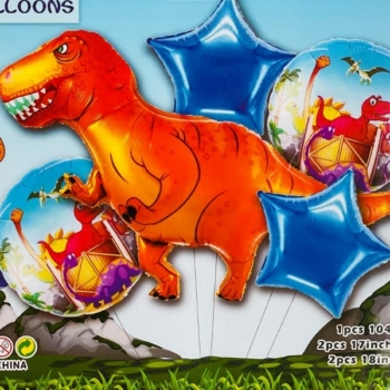 Dinosaur Party Balloon Package — 5pcs/set