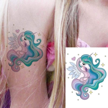 Kids Temporary Tattoo – Unicorn Bcd017
