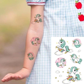Kids Temporary Tattoo – Unicorn Bec650