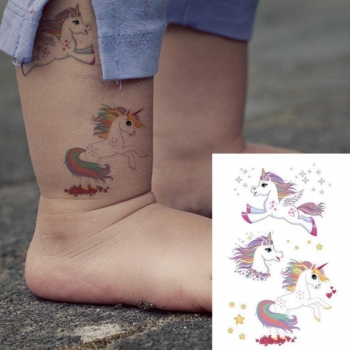 Kids Temporary Tattoo – Unicorn Ec669