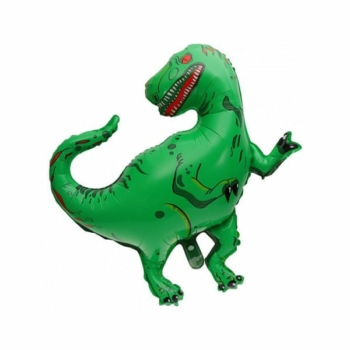 Dinosaur Foil Balloons — Green T-rex