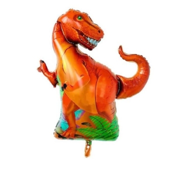 Dinosaur Foil Balloons — Red T-rex