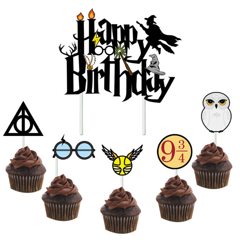 STL file HARRY POTTER Cake Topper -whole model and parts to assemble-.・3D  print design to download・Cults
