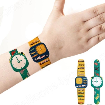 Kids Wristband Temporary Tattoos – Watch Bec-095