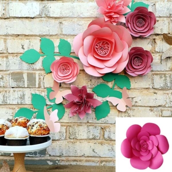 3d Paper Flowers DIY Kit — Rose Pink