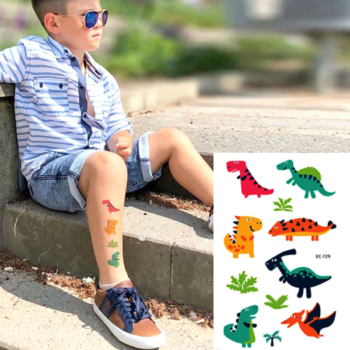 Kids Temporary Tattoos – Dinosaur Bec-729
