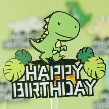 Birthday Cake Topper — Dinosaur Cake Topper a