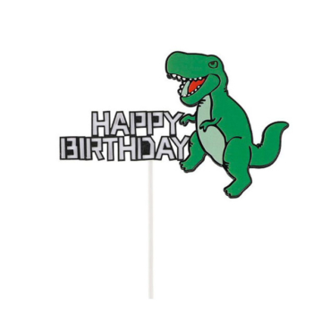 Birthday Cake Topper — Dinosaur Cake Topper B