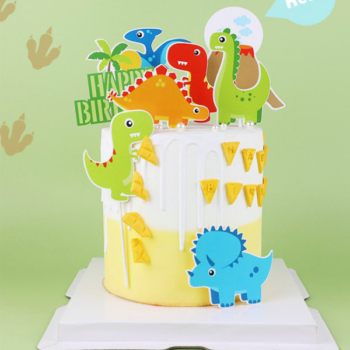 Birthday Cake Topper — Dinosaur Cake Topper C