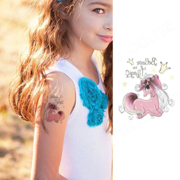Kids Temporary Tattoo – Unicorn Bcd019