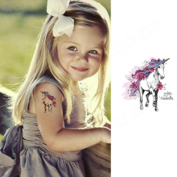 Kids Temporary Tattoo – Unicorn Bcd020