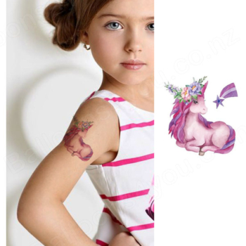 Kids Temporary Tattoo – Unicorn Bcd024