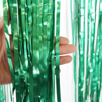 Foil Curtain Backdrop1m X 3m — Green