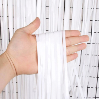 Foil Curtain Backdrop1m X 3m — White