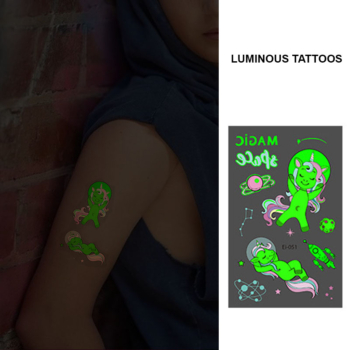 Uv Glow IN the Dark Tattoos — Bei-051