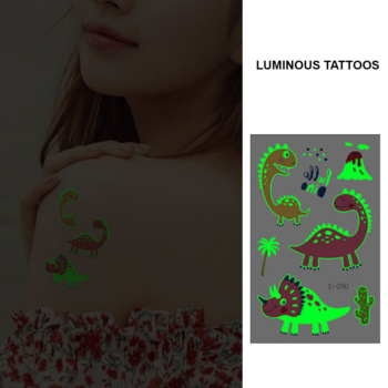 Uv Glow IN the Dark Tattoos — Bei-90