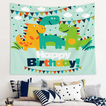 Dinosaur Party Scene Setter and Wall Backdrop Banner — Pwb01