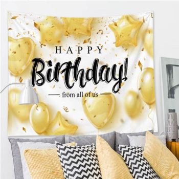 Birthday Party Scene Setter and Wall Backdrop Banner — Pwb03