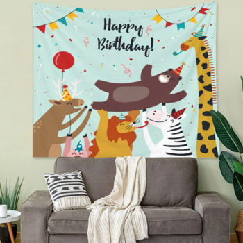 Safari Party Scene Setter and Wall Backdrop Banner — Pwb05