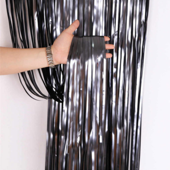 Foil Curtain Backdrop1M x 3M — Black