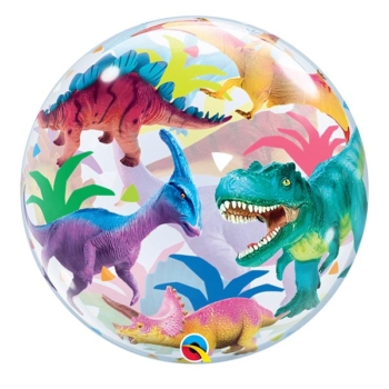 Dinosaurs Bubble Balloon — 22“/56cm