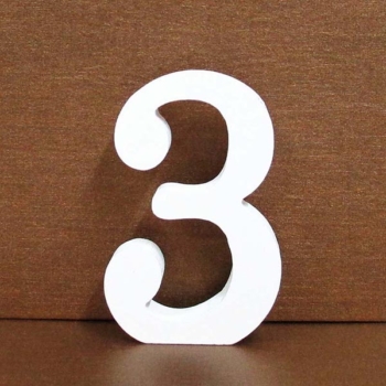 Free Standing Wood Number 3