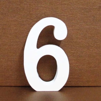 Free Standing Wood Number 6
