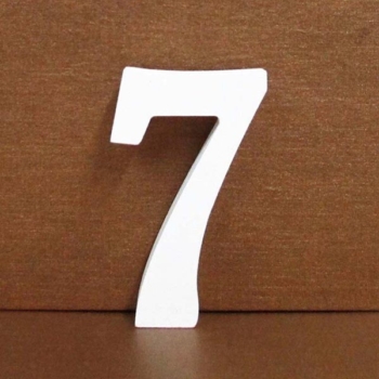 Free Standing Wood Number 7