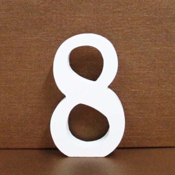Free Standing Wood Number 8