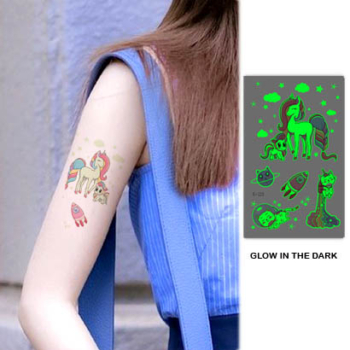 Uv Glow IN the Dark Tattoos — Bei-223