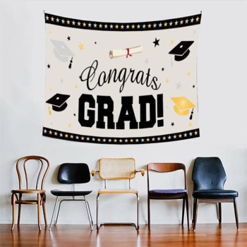 Graduation Party Scene Setter and Wall Backdrop Banner — Pwb36