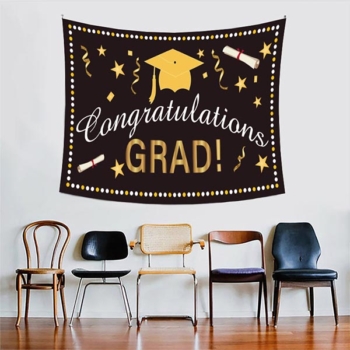 Graduation Party Scene Setter and Wall Backdrop Banner — Pwb31