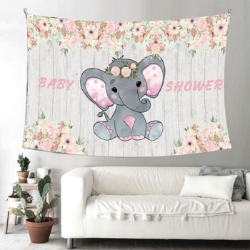 Baby Shower Party Scene Setter and Wall Backdrop Banner — Pwb35