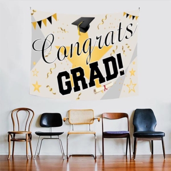 Graduation Party Scene Setter and Wall Backdrop Banner — Pwb37