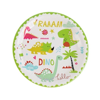 Dinosaur Birthday Party Paper Plates – 7″/10pk