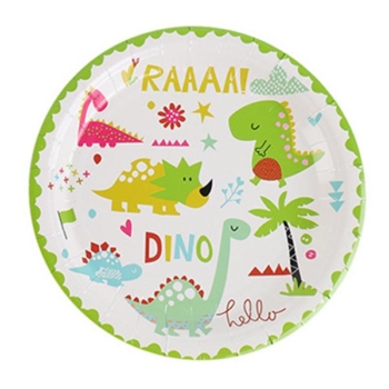 Dinosaur Birthday Party Paper Plates – 9″/10pk