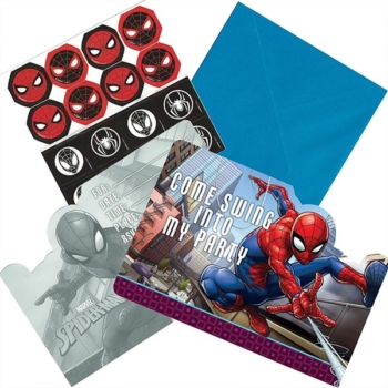 Spider-man Webbed Wonder Postcard Invitations