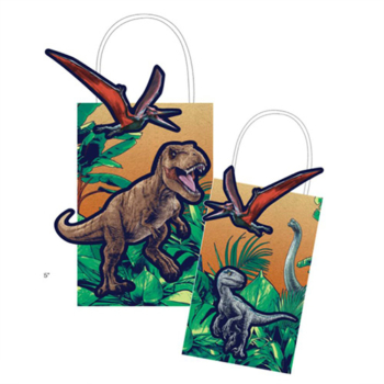 Jurassic into the Wild Paper Kraft Bags 8pk
